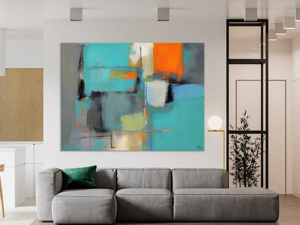 Original Canvas Art, Large Wall Art Painting for Bedroom, Contemporary Acrylic Painting on Canvas, Oversized Modern Abstract Wall Paintings-Paintingforhome