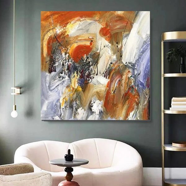 Large Paintings for Living Room, Bedroom Wall Painting, Hand Painted Acrylic Painting, Modern Contemporary Art, Modern Paintings for Dining Room-Paintingforhome