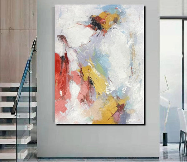 Dining Room Wall Art Ideas, Abstract Modern Painting, Acrylic Canvas Paintings, Simple Wall Art Paintings, Contemporary Painting-Paintingforhome