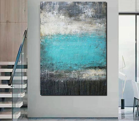 Canvas Painting for Living Room, Easy Abstract Painting Ideas for Interior Design, Modern Wall Art Painting, Huge Contemporary Abstract Artwork-Paintingforhome