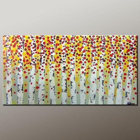 Living Room Wall Art, Canvas Art, Contemporary Art, Canvas Painting, Abstract Art Painting, Heavy Texture Painting, Modern Art, Flower Art, Canvas Wall Art-Paintingforhome