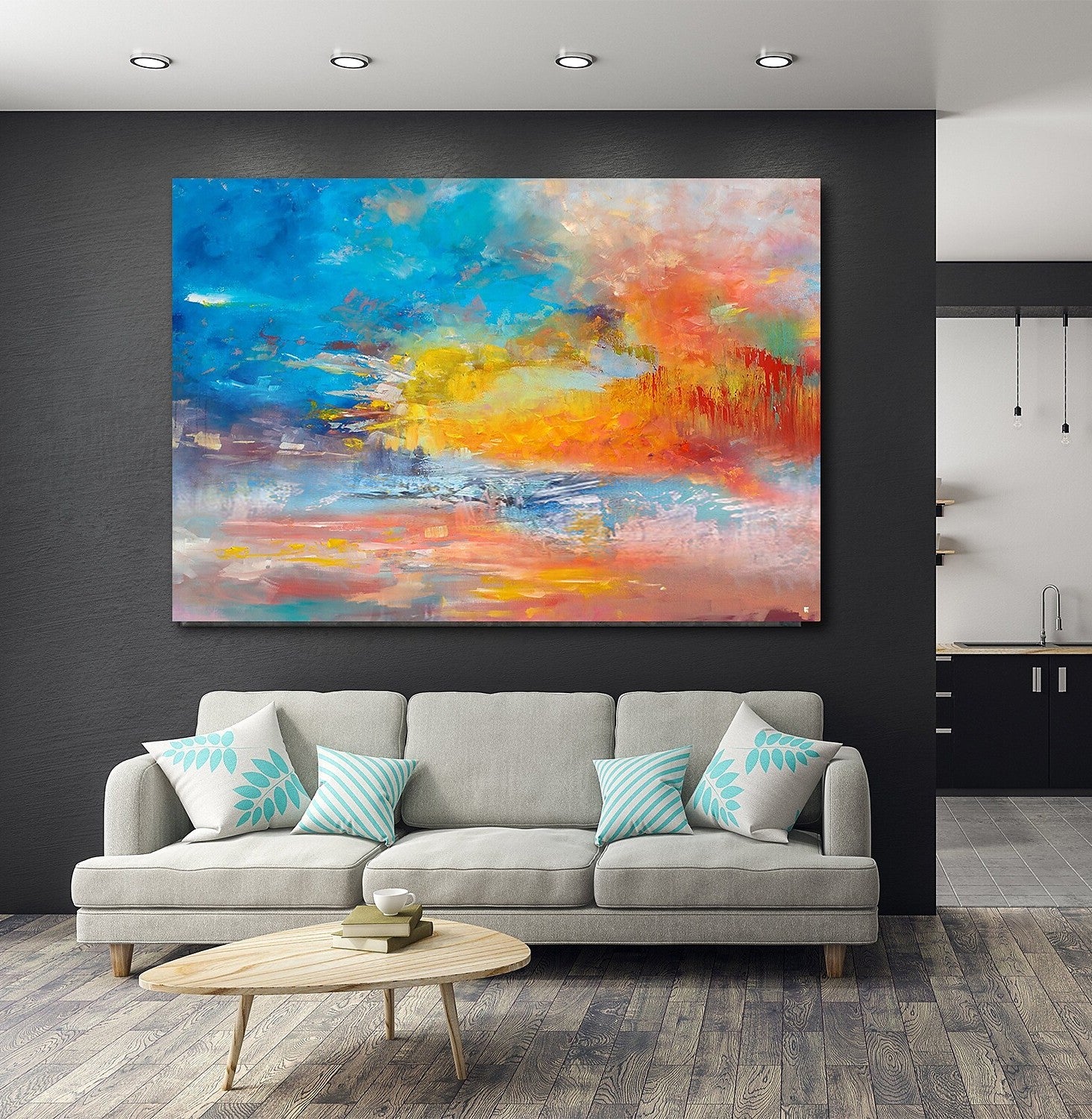 Large Paintings for Living Room, Buy Paintings Online, Wall Art Paintings for Bedroom, Simple Modern Art, Simple Abstract Art-Paintingforhome