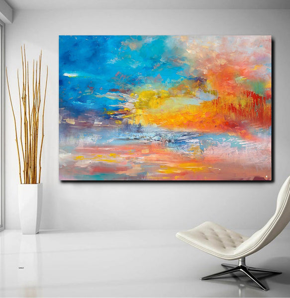 Large Paintings for Living Room, Buy Paintings Online, Wall Art Paintings for Bedroom, Simple Modern Art, Simple Abstract Art-Paintingforhome