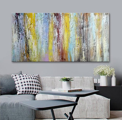 Contemporary Wall Art Paintings, Simple Modern Paintings for Living Room, Large Acrylic Paintings for Bedroom-Paintingforhome