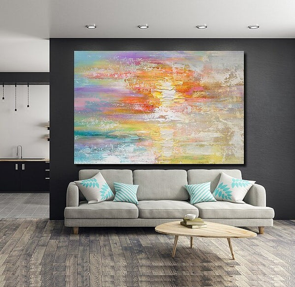 Wall Art Paintings, Simple Modern Art, Simple Abstract Painting, Large Paintings for Bedroom, Buy Paintings Online-Paintingforhome