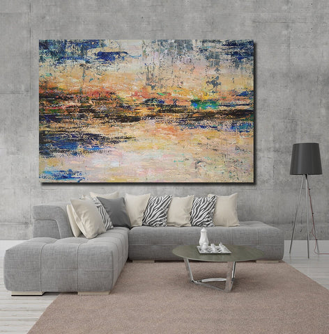 Acrylic Paintings for Living Room, Simple Modern Art, Abstract Acrylic Painting, Contemporary Wall Art Paintings, Buy Paintings Online-Paintingforhome