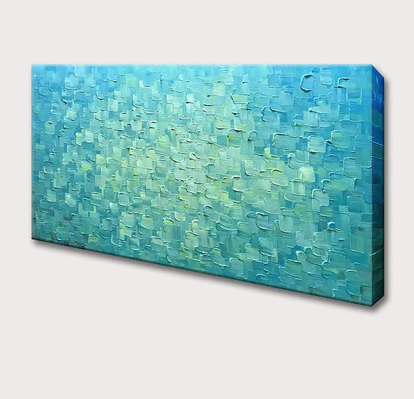 Modern Paintings for Living Room, Large Acrylic Paintings for Bedroom, Simple Wall Art Paintings, Impasto Artwork, Blue Abstract Paintings-Paintingforhome