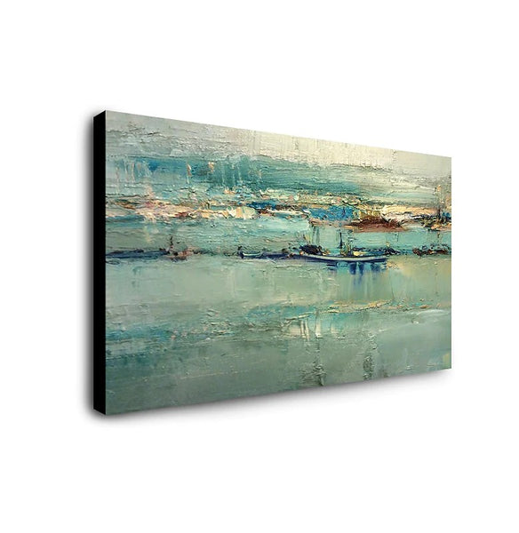 Hand Painted Wall Art, Acrylic Paintings for Living Room, Simple Painting Ideas for Office, Large Painting on Canvas-Paintingforhome