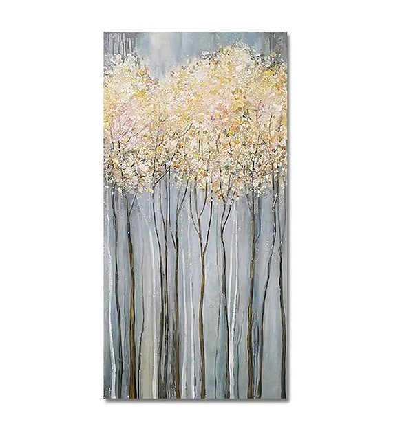 Modern Abstract Art Paintings, Tree Wall Art Paintings, Acrylic Paintings for Dining Room, Hand Painted Art, Abstract Landscape Paintings, Bedroom Wall Art Ideas-Paintingforhome