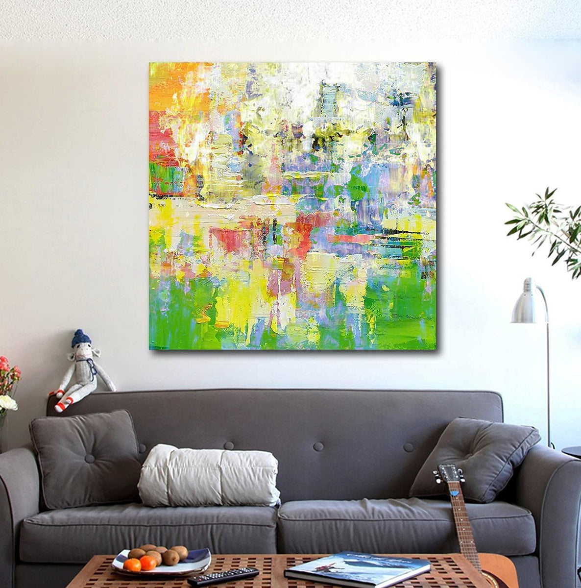 Simple Modern Art, Abstract Paintings for Living Room, Simple Abstract ...