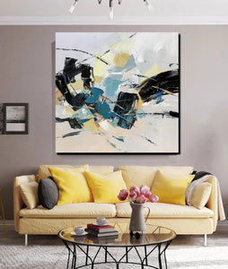 Bedroom Abstract Paintings, Simple Modern Paintings, Abstract Contemporary Art, Large Painting for Sale, Hand Painted Canvas Art-Paintingforhome