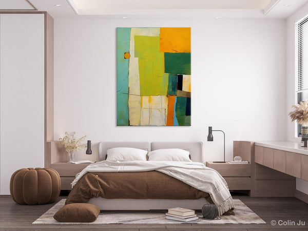 Simple Modern Wall Art, Oversized Contemporary Acrylic Paintings, Extra Large Canvas Painting for Living Room, Original Abstract Paintings-Paintingforhome