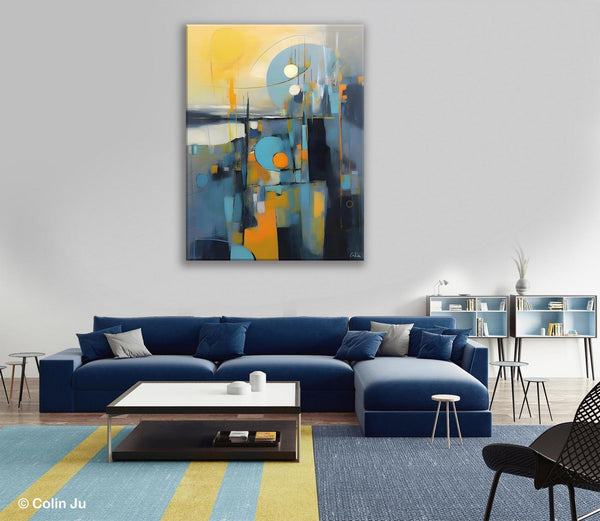 Extra Large Painting for Sale, Oversized Contemporary Acrylic Paintings, Extra Large Canvas Painting for Bedroom, Original Abstract Painting-Paintingforhome