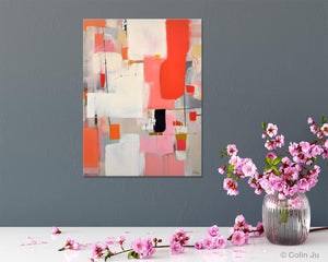 Extra Large Painting on Canvas, Huge Contemporary Acrylic Paintings, Extra Large Canvas Painting for Bedroom, Original Abstract Wall Art-Paintingforhome