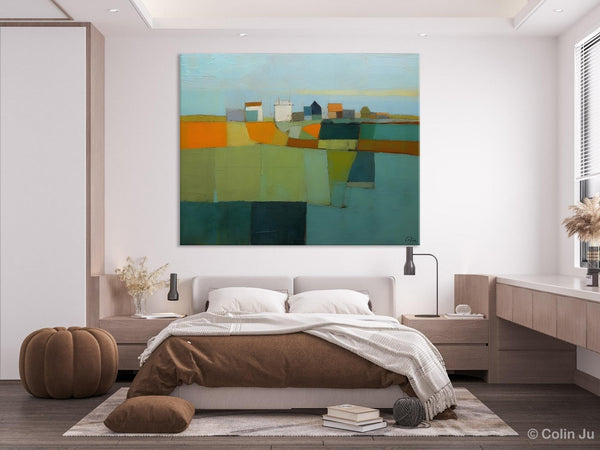 Abstract Landscape Painting on Canvas, Extra Large Landacape Wall Art for Living Room, Original Abstract Wall Art, Acrylic Painting for Sale-Paintingforhome