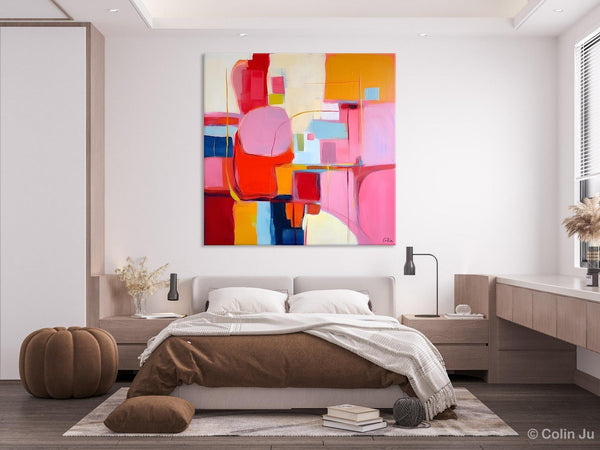 Ultra Modern Acrylic Paintings, Abstract Painting for Bedroom, Original Modern Wall Art Paintings, Oversized Contemporary Canvas Paintings-Paintingforhome