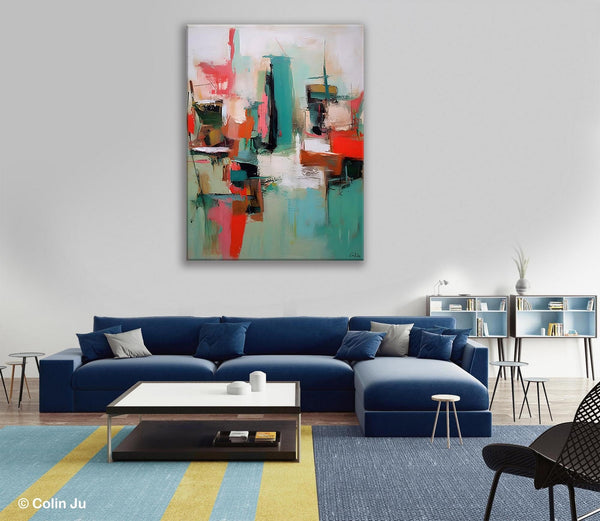 Extra Large Painting for Sale, Huge Contemporary Acrylic Paintings, Extra Large Canvas Paintings, Original Abstract Painting, Impasto Art-Paintingforhome