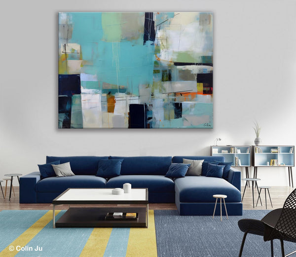 Modern Wall Art Ideas for Living Room, Extra Large Canvas Paintings, Original Abstract Painting, Impasto Art, Contemporary Acrylic Paintings-Paintingforhome
