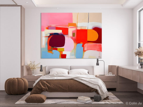 Extra Large Canvas Paintings, Original Abstract Art, Modern Wall Art Ideas for Dining Room, Impasto Painting, Contemporary Acrylic Paintings-Paintingforhome
