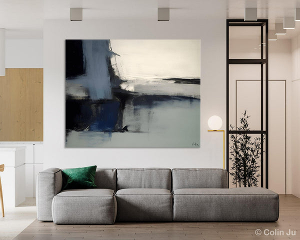 Abstract Painting for Bedroom, Large Original Abstract Art, Contemporary Acrylic Paintings, Abstract Painting on Canvas, Simple Wall Art-Paintingforhome