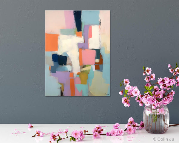 Extra Large Modern Wall Art, Acrylic Painting on Canvas, Contemporary Painting, Canvas Paintings for Dining Room, Original Abstract Painting-Paintingforhome