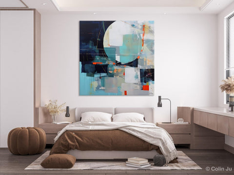 Large Abstract Painting for Bedroom, Modern Acrylic Artwork, Original Abstract Wall Art, Modern Canvas Paintings, Contemporary Canvas Art-Paintingforhome