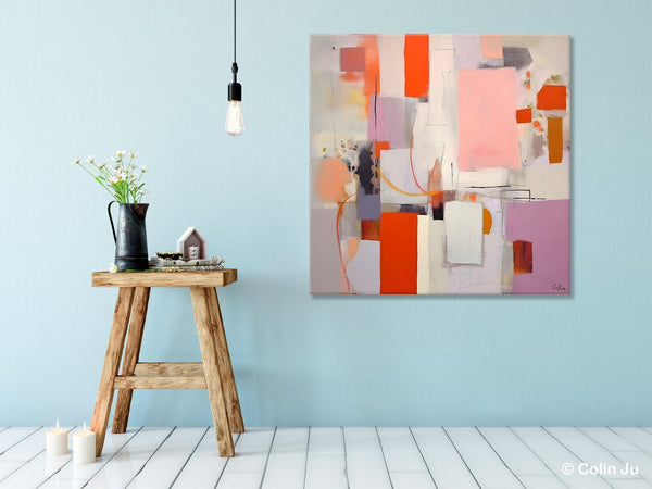 Original Abstract Wall Art, Modern Canvas Paintings, Large Abstract Painting for Bedroom, Modern Acrylic Artwork, Contemporary Canvas Art-Paintingforhome