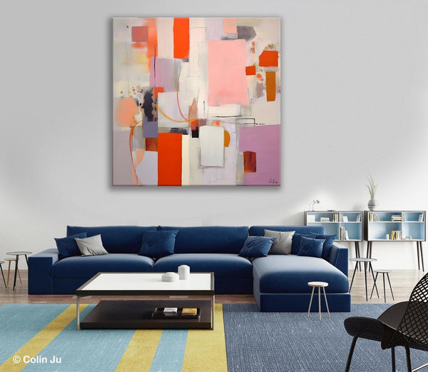 Original Abstract Wall Art, Modern Canvas Paintings, Large Abstract Painting for Bedroom, Modern Acrylic Artwork, Contemporary Canvas Art-Paintingforhome