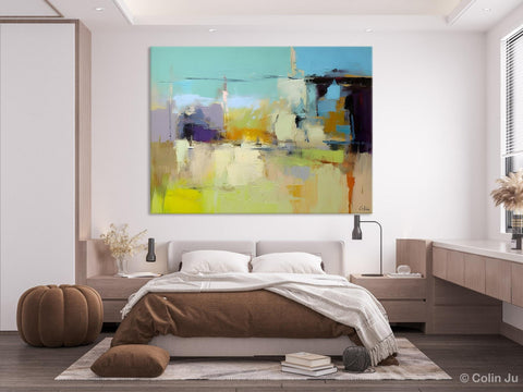 Large Acrylic Paintings on Canvas, Original Abstract Art, Contemporary Acrylic Painting on Canvas, Oversized Modern Abstract Wall Paintings-Paintingforhome