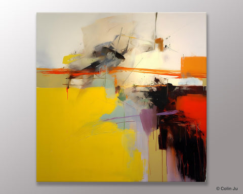 Modern Canvas Art Paintings, Contemporary Canvas Art, Original Modern Wall Art, Modern Acrylic Artwork, Large Abstract Paintings for Bedroom-Paintingforhome