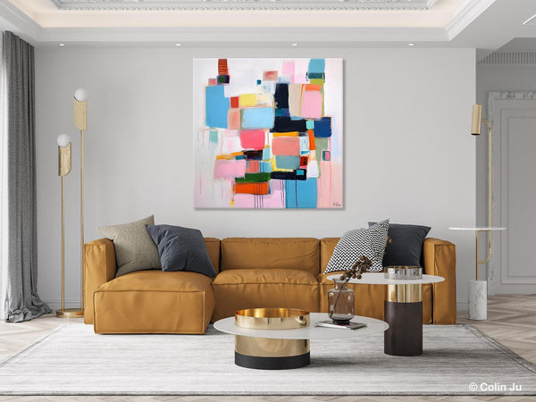 Modern Canvas Paintings, Large Abstract Art for Bedroom, Original Abstract Wall Art, Simple Modern Acrylic Artwork, Contemporary Canvas Art-Paintingforhome