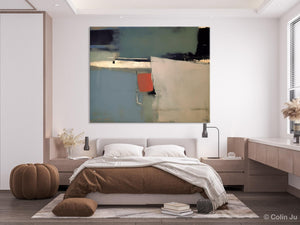 Huge Abstract Painting for Bedroom, Large Original Abstract Wall Art, Oversized Contemporary Acrylic Paintings, Abstract Paintings on Canvas-Paintingforhome