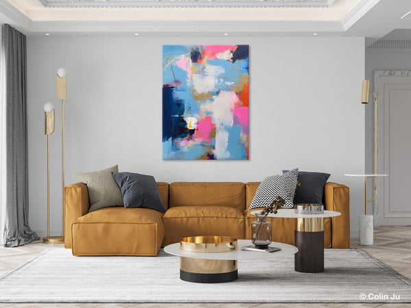 Oversized Modern Abstract Wall Paintings, Original Canvas Art, Contemporary Acrylic Painting on Canvas, Large Wall Art Painting for Bedroom-Paintingforhome