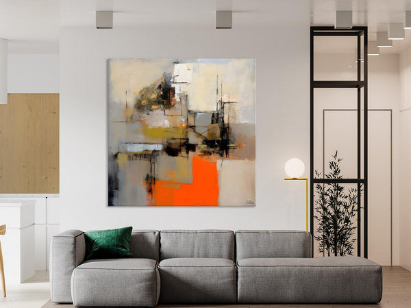 Large Abstract Art for Bedroom, Original Abstract Wall Art, Simple Modern Acrylic Artwork, Modern Canvas Paintings, Contemporary Canvas Art-Paintingforhome