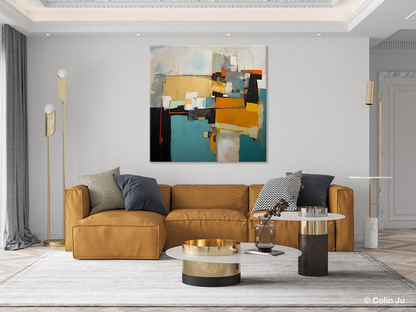 Contemporary Canvas Art for Living Room, Modern Acrylic Paintings, Original Modern Paintings, Extra Large Abstract Paintings on Canvas-Paintingforhome