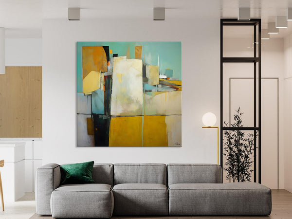 Modern Canvas Paintings, Contemporary Canvas Art, Original Modern Wall Art, Modern Acrylic Artwork, Large Abstract Painting for Bedroom-Paintingforhome