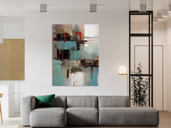 Original Canvas Art, Contemporary Acrylic Painting on Canvas, Large Wall Art Painting for Bedroom, Oversized Modern Abstract Wall Paintings-Paintingforhome