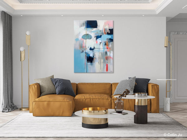 Large Wall Paintings for Bedroom, Contemporary Abstract Paintings on Canvas, Oversized Abstract Wall Art Paintings, Original Abstract Art-Paintingforhome