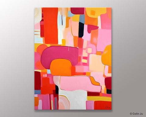 Large Modern Canvas Artwork, Original Wall Art Paintings, Large Paintings for Bedroom, Hand Painted Canvas Art, Acrylic Painting on Canvas-Paintingforhome