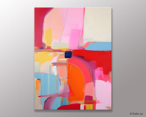 Contemporary Abstract Paintings on Canvas, Oversized Abstract Wall Art Paintings, Large Wall Paintings for Bedroom, Original Abstract Art-Paintingforhome