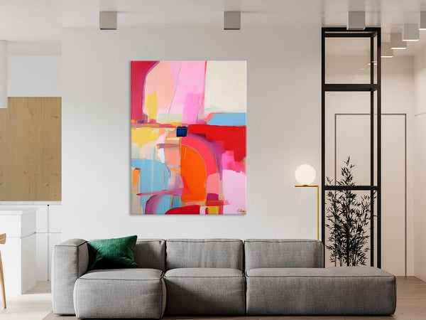Contemporary Abstract Paintings on Canvas, Oversized Abstract Wall Art Paintings, Large Wall Paintings for Bedroom, Original Abstract Art-Paintingforhome