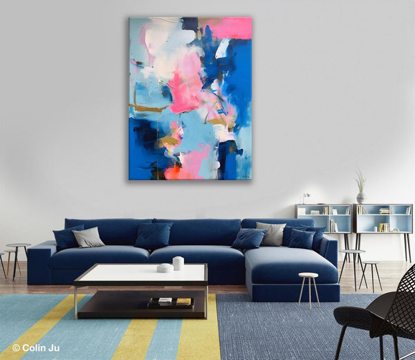 Large Abstract Painting for Bedroom, Oversized Canvas Wall Art Paintings, Original Modern Artwork, Contemporary Acrylic Painting on Canvas-Paintingforhome