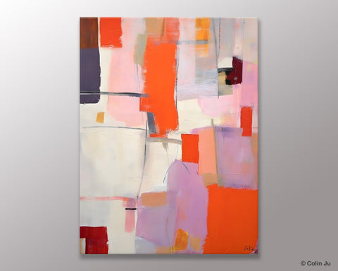 Large Modern Canvas Art for Dining Room, Simple Abstract Art, Large Original Wall Art Painting for Bedroom, Acrylic Paintings on Canvas-Paintingforhome