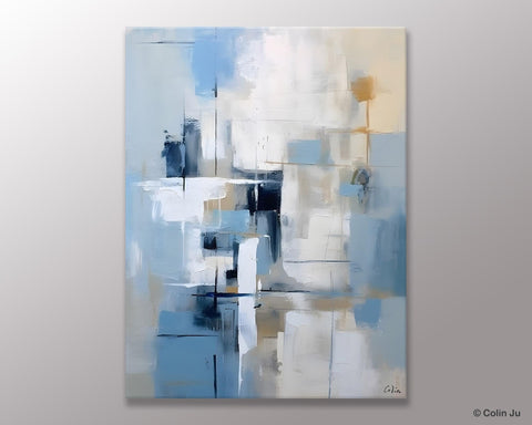 Hand Painted Acrylic Painting on Canvas, Large Modern Canvas Art, Original Abstract Art Paintings, Large Wall Art Painting for Dining Room-Paintingforhome