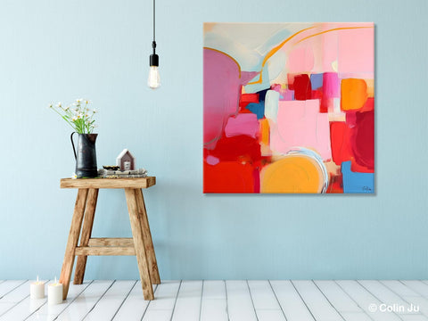 Large Abstract Art for Bedroom, Original Abstract Wall Art, Modern Canvas Paintings, Simple Modern Acrylic Artwork, Contemporary Canvas Art-Paintingforhome