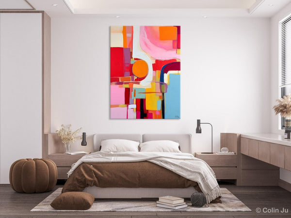 Simple Modern Wall Art, Oversized Contemporary Canvas Art, Original Abstract Paintings, Extra Large Acrylic Painting for Living Room-Paintingforhome