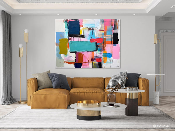 Original Abstract Art Paintings, Hand Painted Canvas Art, Acrylic Painting on Canvas, Large Canvas Art for Sale, Large Painting for Bedroom-Paintingforhome