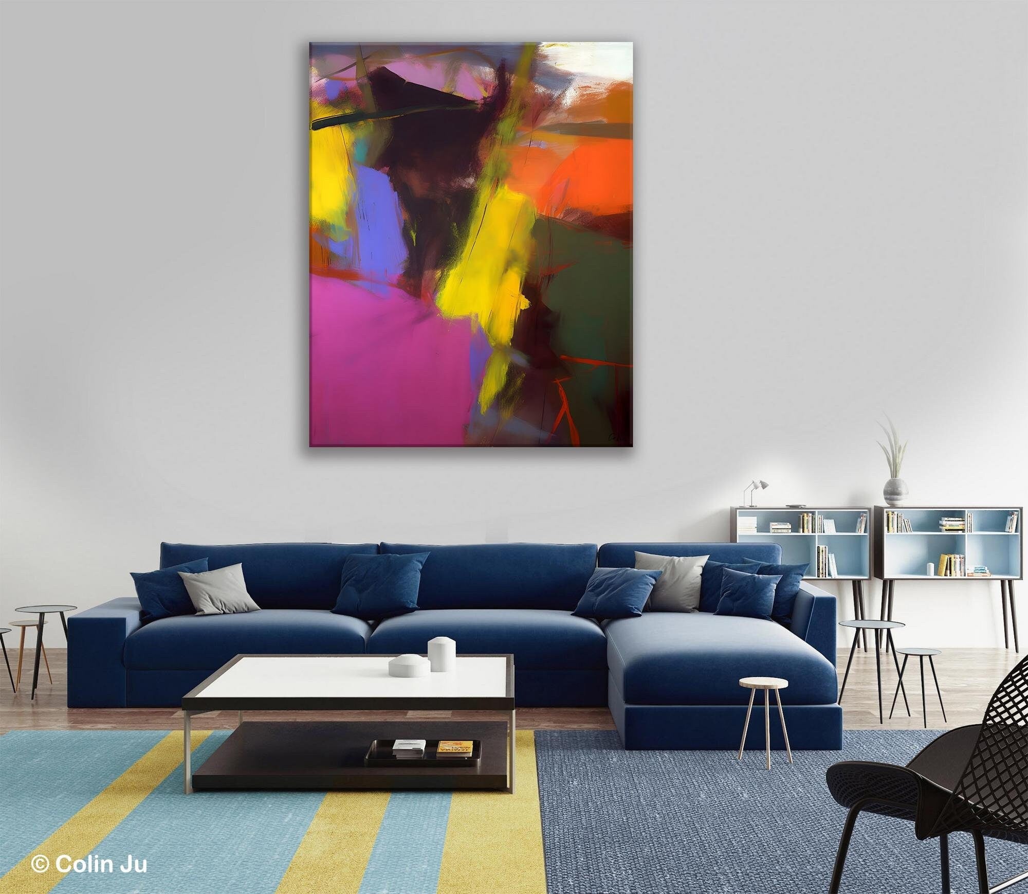 Abstract Paintings for Sale, Modern Wall Art for Living Room, Contemporary Acrylic Paintings, Original Abstract Art, Abstract Art on Canvas-Paintingforhome