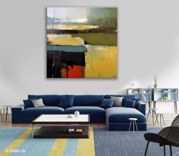 Large Abstract Painting for Bedroom, Original Modern Wall Art Paintings, Modern Acrylic Paintings, Huge Contemporary Canvas Paintings-Paintingforhome