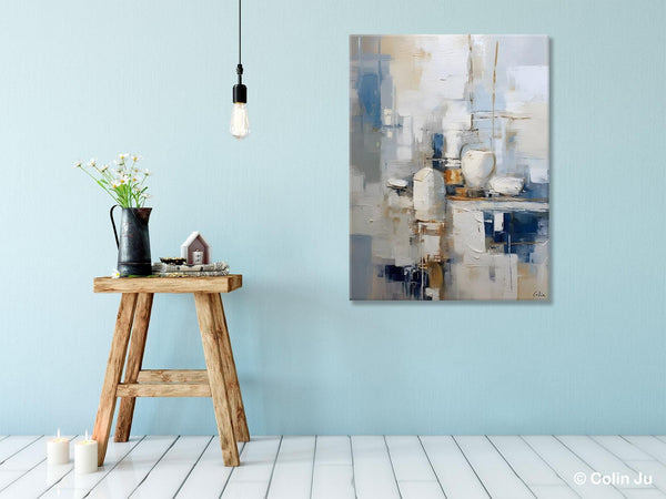 Oversized Contemporary Acrylic Paintings, Modern Abstract Paintings, Original Canvas Wall Art, Extra Large Canvas Painting for Living Room-Paintingforhome